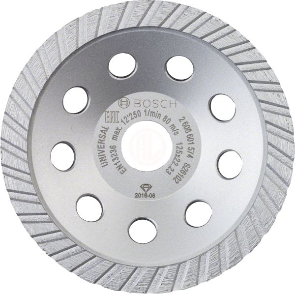 Bosch Elmas Çanak Disk Standard For Universal Turbo 125 Mm - 2608601574