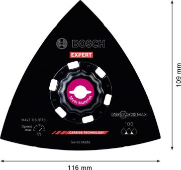 Bosch Starlock Aksesuarı / Expert StarlockMax Testere Ucu MM MAVZ116RT10 (1 Adet) - 2608900051