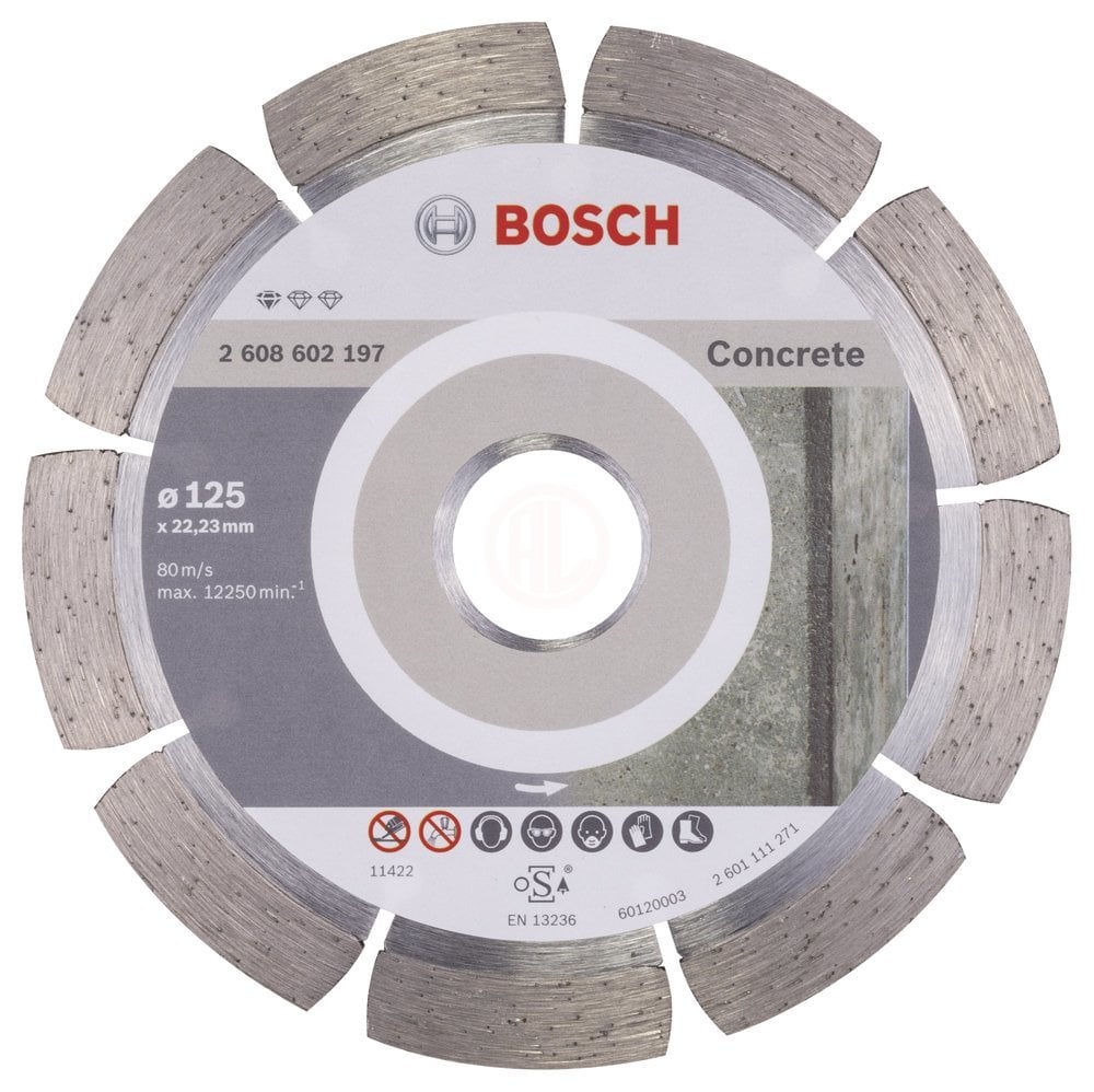 Bosch Elmas Kesme Diski Standard For Concrete 125x22,23 mm - 2608602197