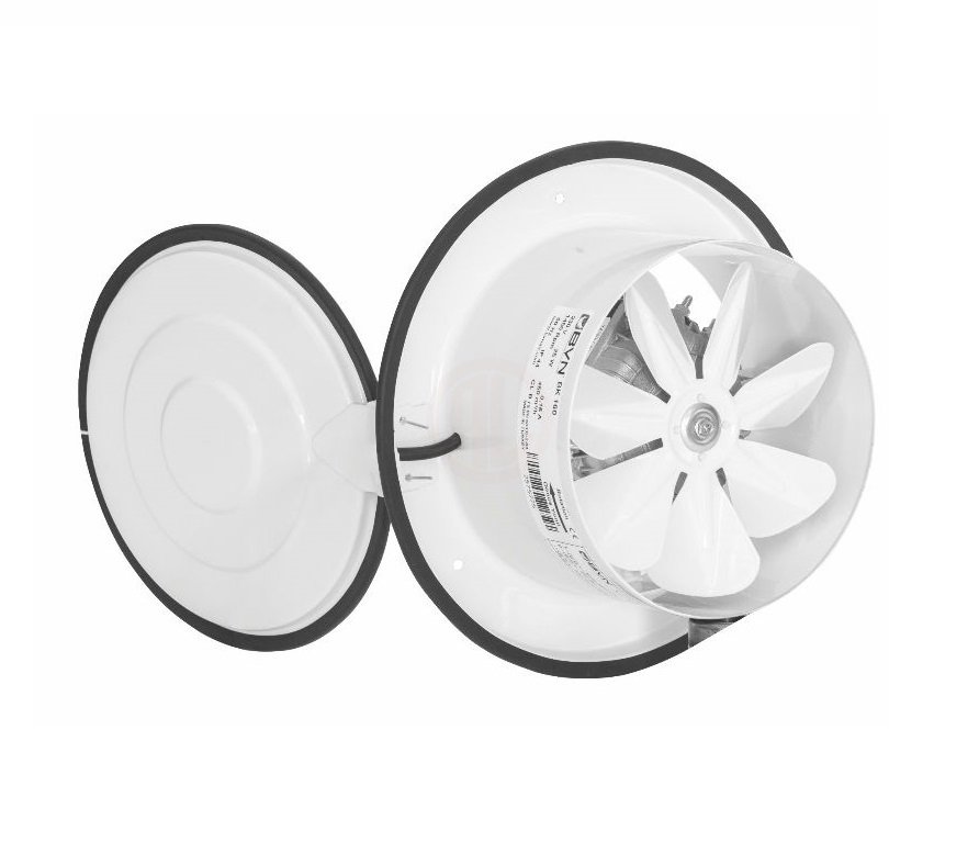 Bahçıvan Aksiyel Kapaklı Aspiratör 230V 28W 1250rpm - BK 200