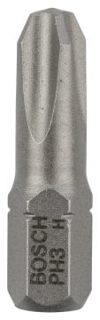 Bosch Vidalama Ucu Extra Hard PH3x25 mm (100 Adet) - 2607001517
