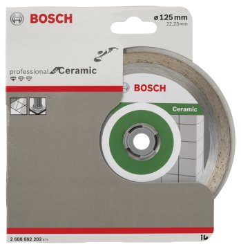 Bosch Elmas Kesme Diski Standard For Ceramic 125x22,23 mm - 2608602202