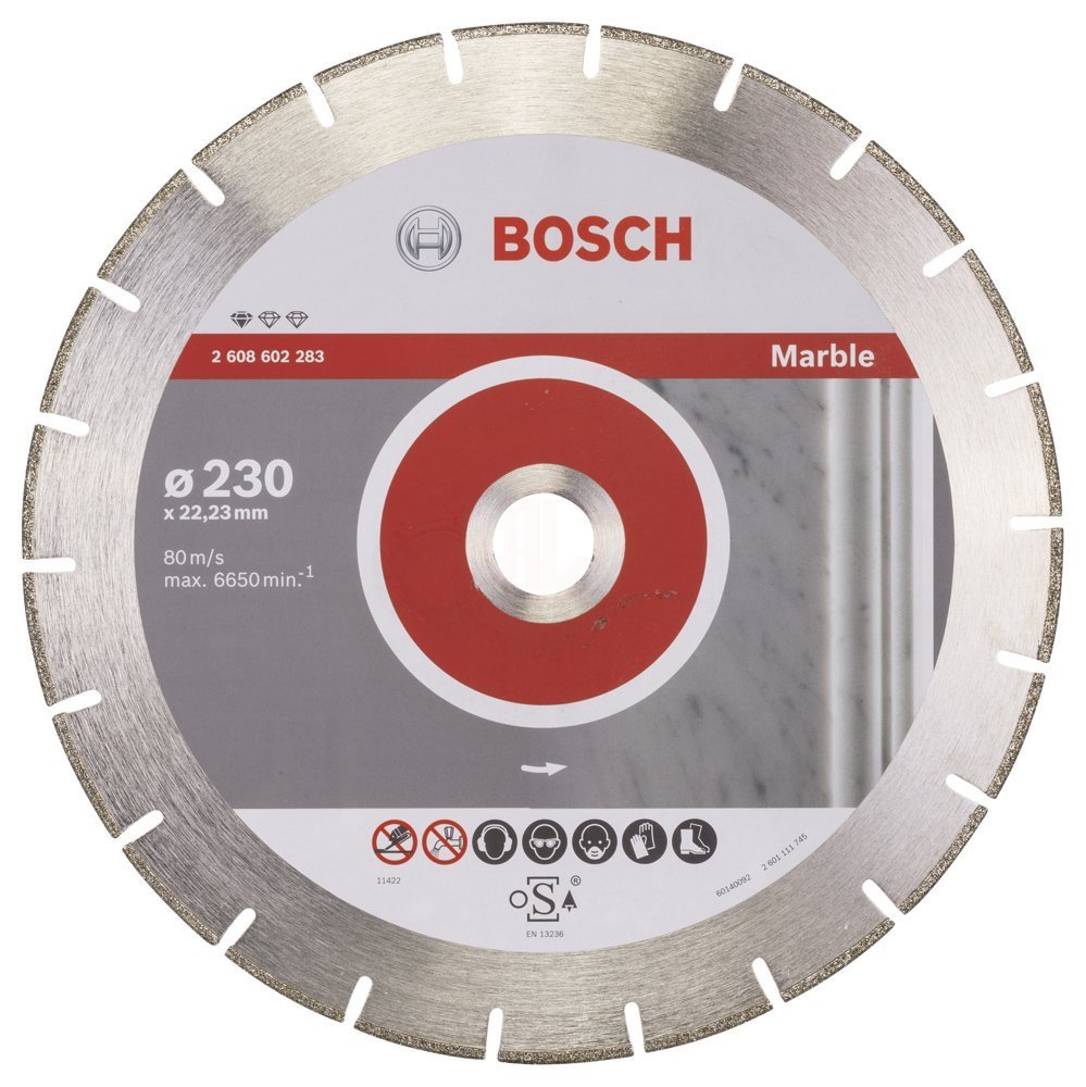 Bosch Elmas Kesme Diski Standard For Marble 230x22,23 mm - 2608602283