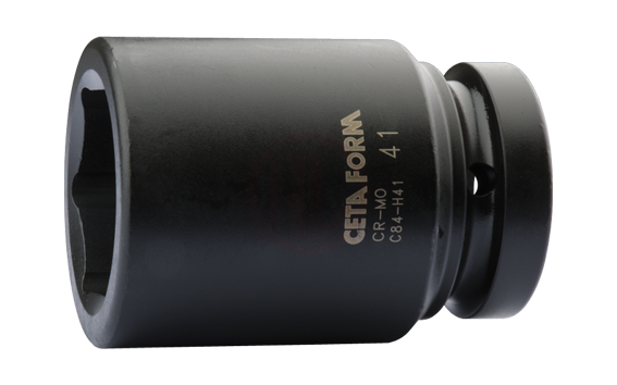 Ceta Form 1 İnç 6 Köşe Derin Havalı Lokma Anahtar 60 Mm