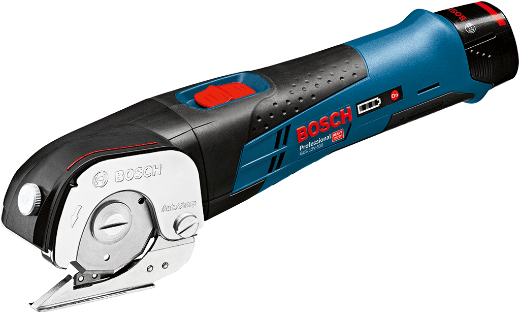 Bosch Akülü Tekstil Makası GUS 12V-300 (2 x 2,0 Ah Akü) - 06019B2904