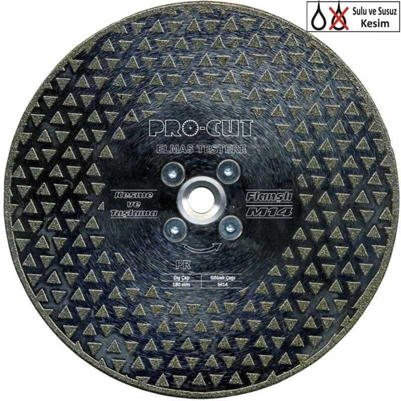 Procut Kesme Ve Taşlama Testere Flanşlı 180 M14 Dtf - PRC50959