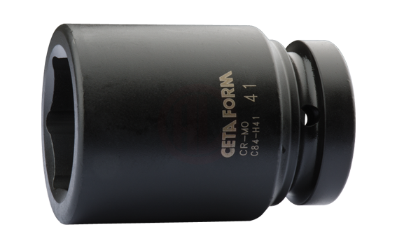 Ceta Form 1 İnç 6 Köşe Derin Havalı Lokma Anahtar 80 Mm