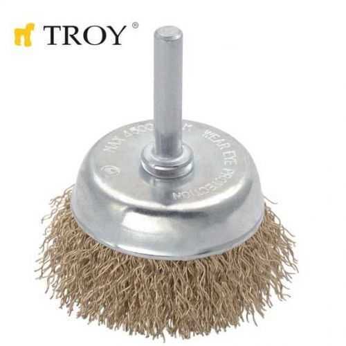 Troy 27702-65 Pimli Çanak Fırça (65mm)