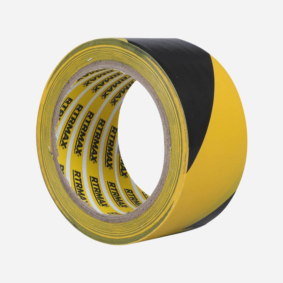 Rtrmax RNY5025K Yer İşaretleme Bant Kırm-Beyaz 50 Mm x 25 Yds