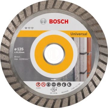 Bosch Elmas Kesme Diski Standard For Universal Turbo 125x22,23 mm - 2608602394
