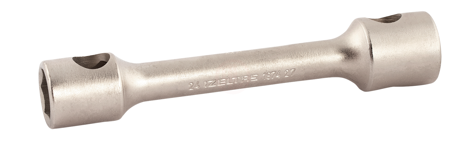 İzeltaş Ağır Tip Bijon Anahtarı İki Ağız Kısa 22X24 mm