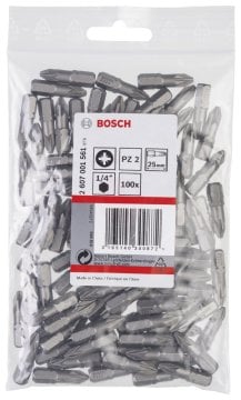 Bosch Vidalama Ucu Extra Hard PZ2x25 mm (100 Adet) - 2607001561