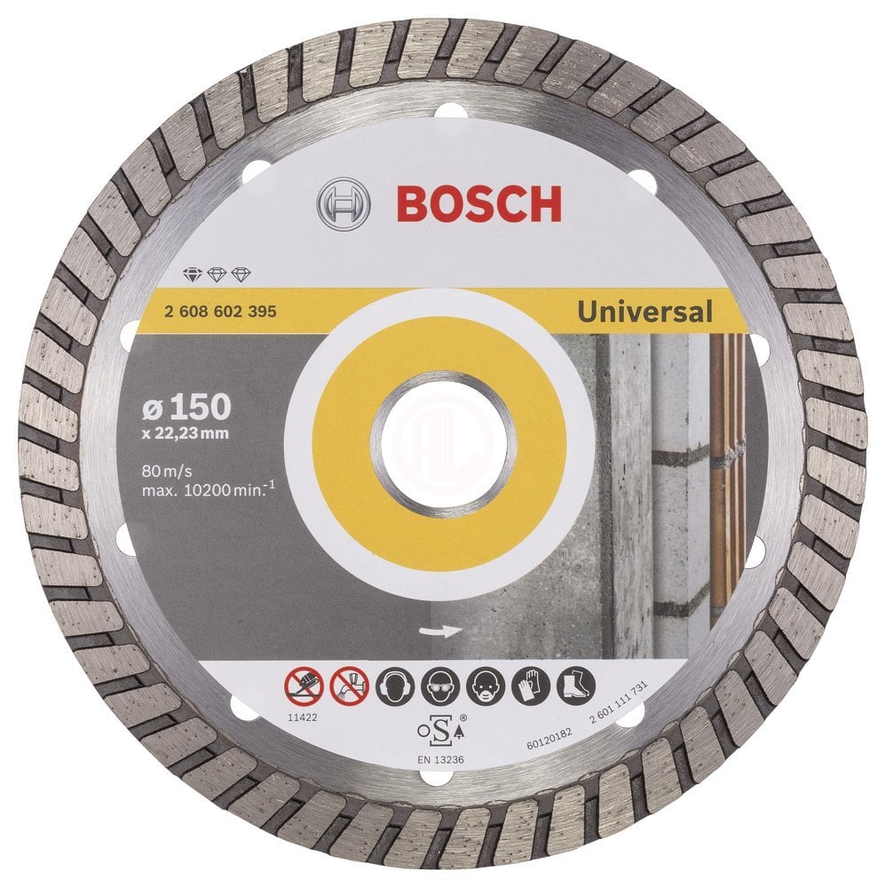 Bosch Elmas Kesme Diski Standard For Universal Turbo 150x22,23 mm - 2608602395
