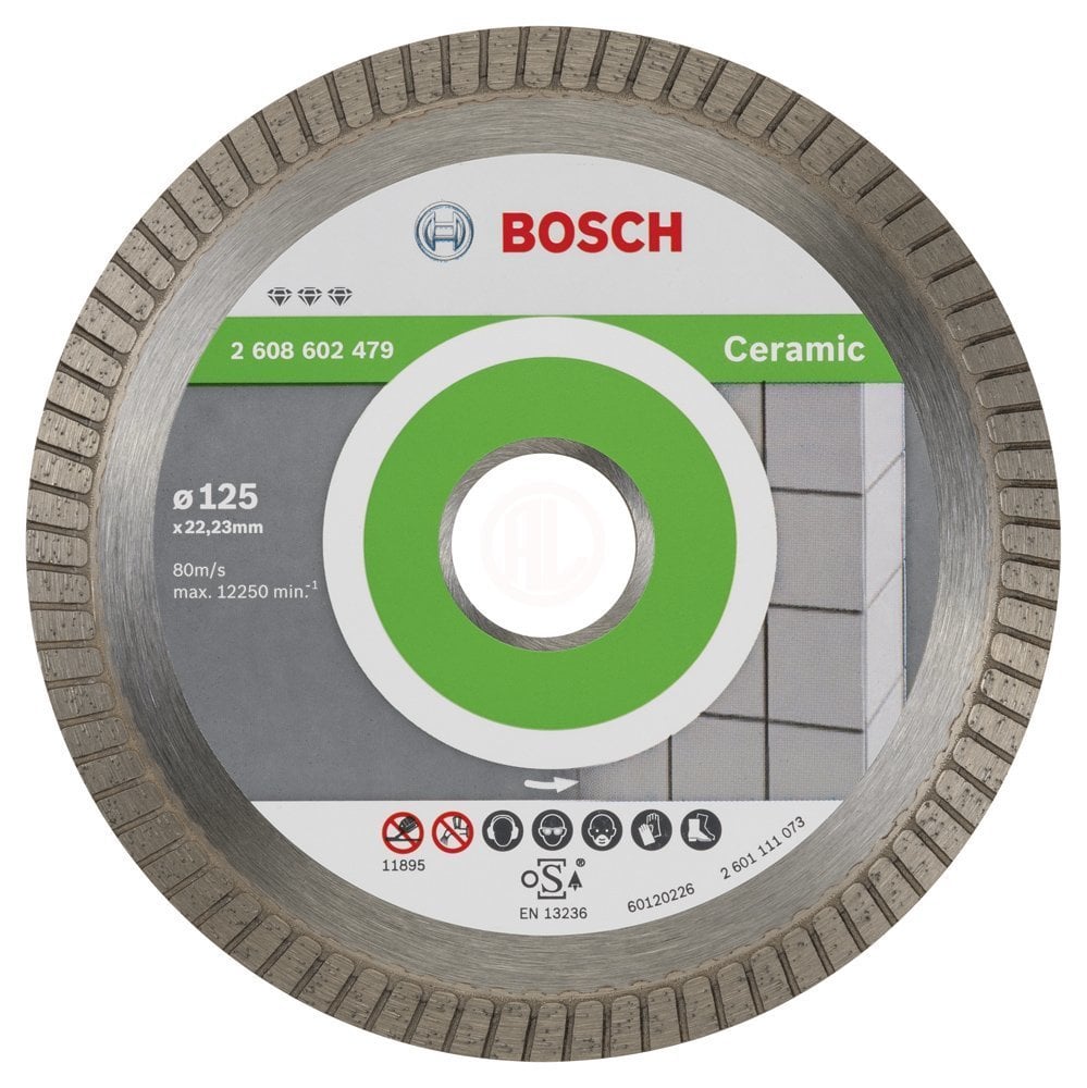 Bosch Elmas Kesme Diski Best For Ceramic ExtraClean 125x22,23 mm - 2608602479