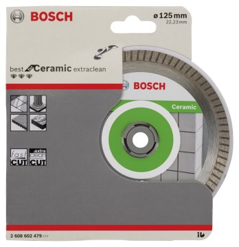 Bosch Elmas Kesme Diski Best For Ceramic ExtraClean 125x22,23 mm - 2608602479