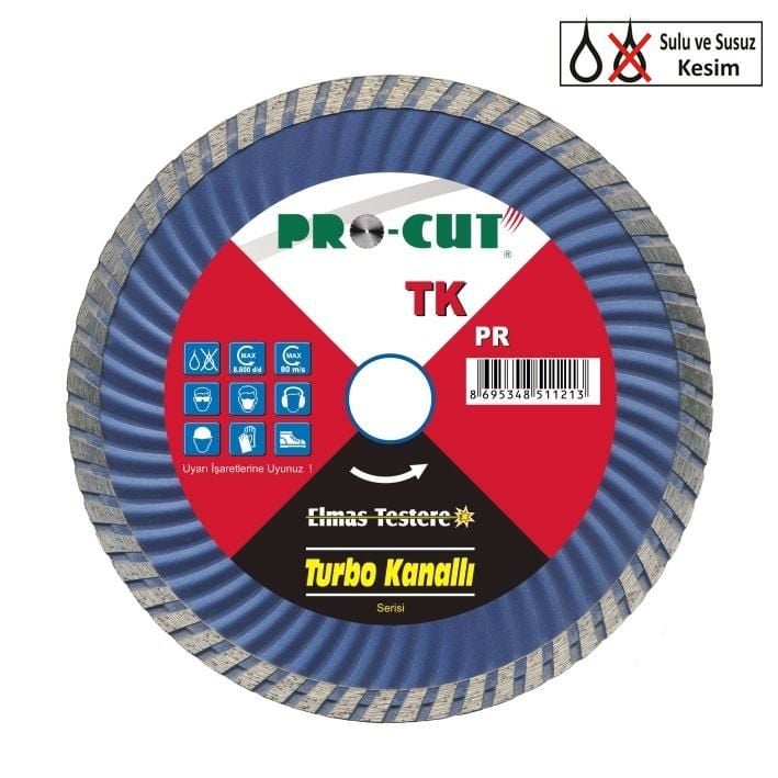 Procut Turbo Kanallı Testere Hot Pressed 180 Htk - PRC54121