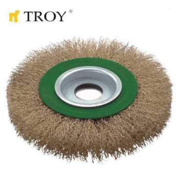 Troy 27704-100 Saçaklı Daire Fırça (100mm)