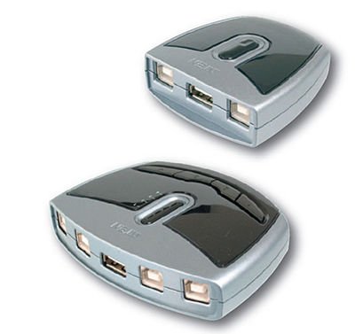 Aten Usb Arayüzüne Sahip Cihazları Paylaştıran Switch, Usb 2.0 , 2 Pc, 1 Usb Cihaz