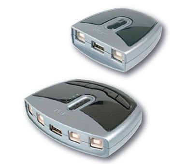 Aten Usb Arayüzüne Sahip Cihazları Paylaştıran Switch, Usb 2.0 , 2 Pc, 1 Usb Cihaz