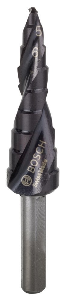 Bosch Spiral Kanallı HSS-AlTiN 9 Kademeli Matkap Ucu Üç Yüzeyli Şaft Ø4-12 mm - 2608588065