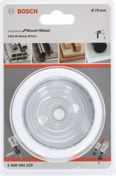 Bosch Progressor Metal ve Ahşap Delik Açma Testeresi 70 mm - 2608594229