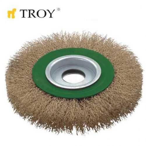 Troy 27704-150 Saçaklı Daire Fırça (150mm)