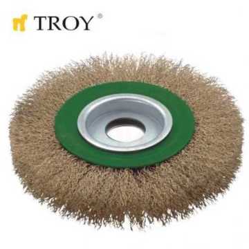 Troy 27704-150 Saçaklı Daire Fırça (150mm)
