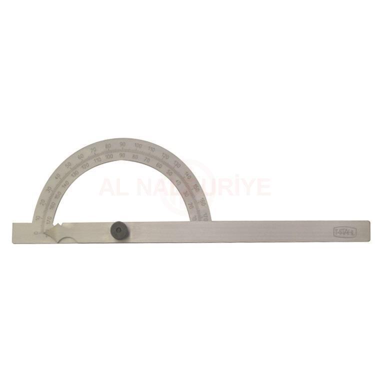 T-Stahl Açı Ölçer 0-180° (1° Taksimatlı) 300x1000 mm
