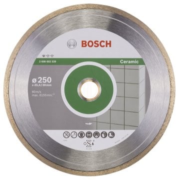 Bosch Elmas Kesme Diski Standard For Ceramic 250x30/25,40 mm - 2608602539
