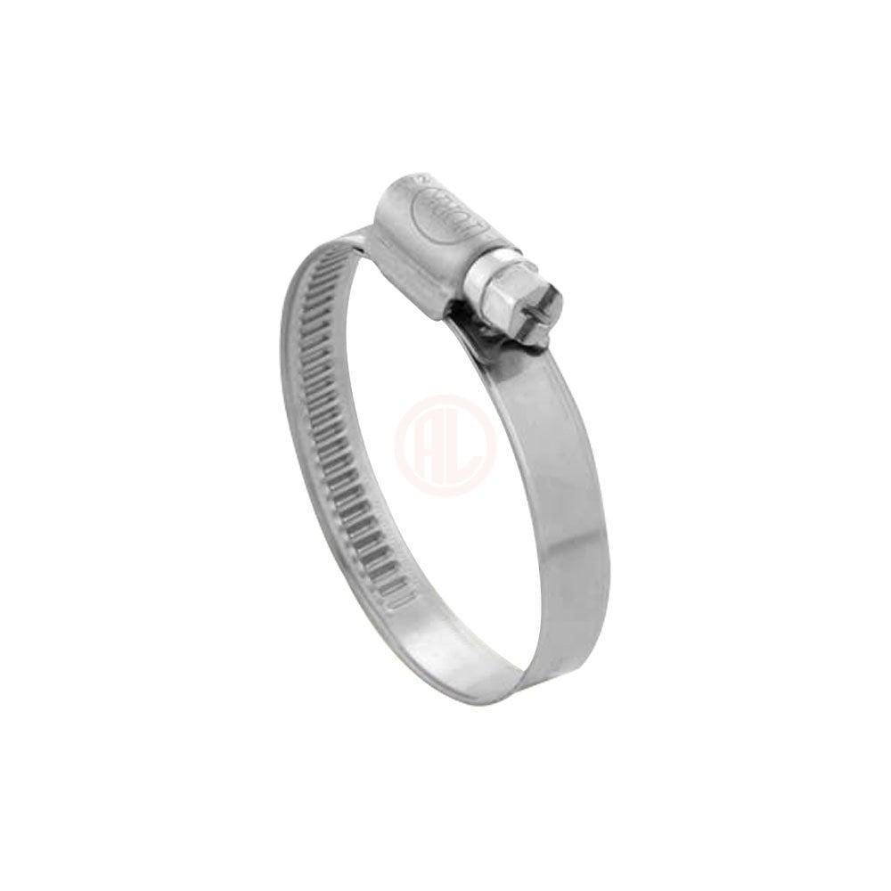 Tork Kabartmalı Hortum Kelepçesi 9 mm W2 AISI 430 Kalite Paslanmaz Ebat 130 - 150 mm