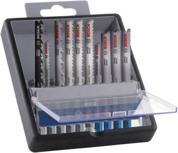 Bosch Aksesuar PRO Wood and Metal Dekupaj Bıçağı Seti 10 lu (v1)