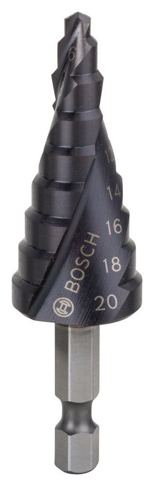 Bosch Spiral Kanallı HSS-AlTiN 9 Kademeli Matkap Ucu Altıgen Şaft Ø4-20 mm - 2608588070