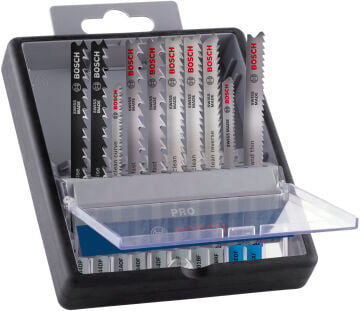 Bosch Aksesuar PRO Wood and Metal Dekupaj Bıçağı Seti 10 lu (v2)
