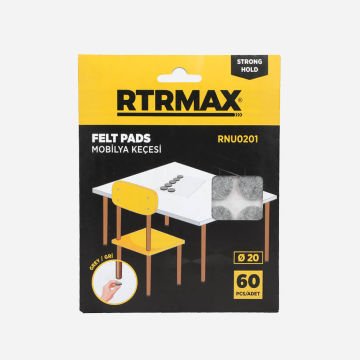 Rtrmax RNU0201 Mobilya Altı Keçesi Gri 20 Mm