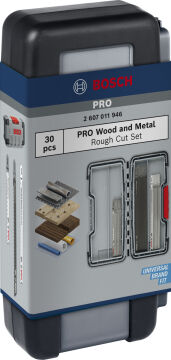 Bosch Aksesuar PRO Wood and Metal Rough Cut Set, 100 mm