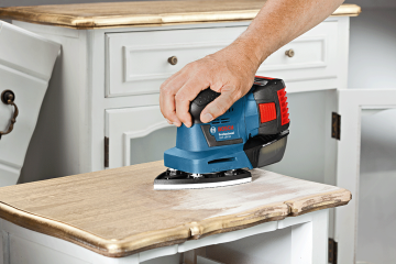 Bosch Akülü Zımpara Makinesi Eksantrik GSS 18V-10 (2 x 5,0 Ah Akü) - 06019D0201
