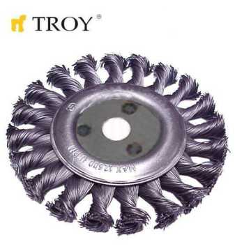 Troy 27706-178 Burma Telli Daire Fırça (178mm)