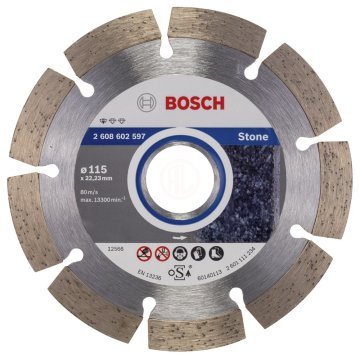 Bosch Elmas Kesme Diski Standard For Stone 115x22,23 mm - 2608602597