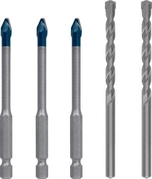 Bosch 5X Hex-9 Hardcer Set