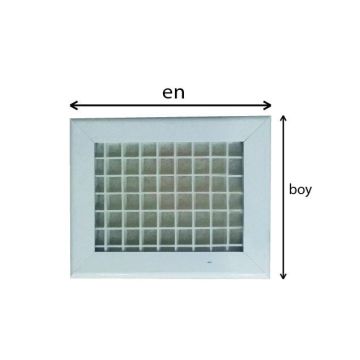 Özel Ölçü Kare Petek Menfez En/Boy 50 cm - 35 cm