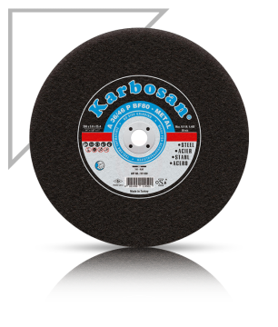 Karbosan Metal Sabit Tezgah Kesme Disk T41 Düz 350x3,5x25,4 mm A 30/36 P BF80 - KAR910860