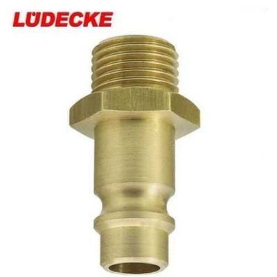 LÜDECKE ES 14 NA Stoper Uç (1/4 İnç Erkek)