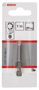 Bosch Vidalama Ucu Extra Hard T15x49 mm (1 Adet) - 2607001634