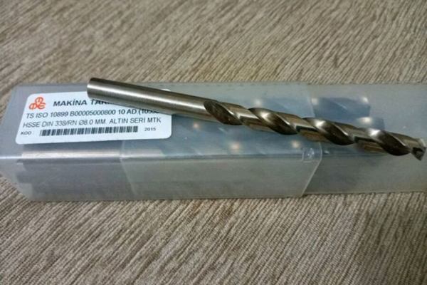 MTE Silindirik Saplı Kısa Metal Matkap Ucu HSS-E DIN 338 RN Altın Seri 3,5x70 mm