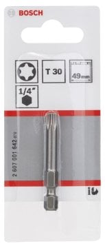 Bosch Vidalama Ucu Extra Hard T30x49 mm (1 Adet) - 2607001642