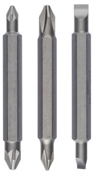 Bosch Vidalama Ucu Çift Taraflı Extra Hard Set PH12/PZ12/S-Sx60 mm (3 Parça) - 2607001745