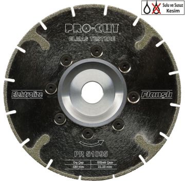 Procut Elekrolize Testere Flanşlı125 Ece - PRC51094