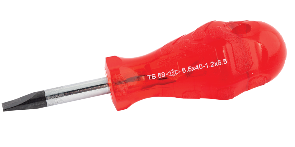 İzeltaş Düz Uçlu Topaç Tornavida Kraft Seri 5,5x40 mm