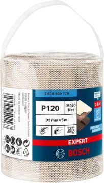 Bosch Ağ Zımpara Expert M480 93 mm x 5 Mt120 Kum (1 Adet) - 2608900778