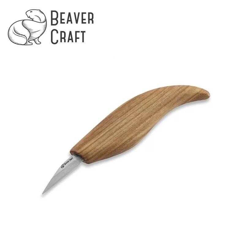 BeaverCraft C15 Ahşap Oyma Bıçağı - İnce Detay